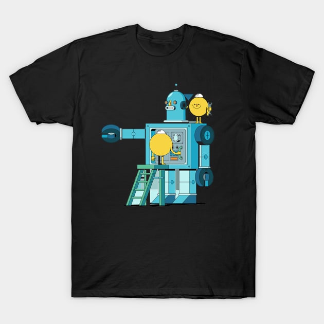 Robot  Maintenance T-Shirt by jocimin